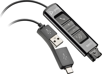 Kabllo Poly USB C në USB C, 1.5m, e zezë
