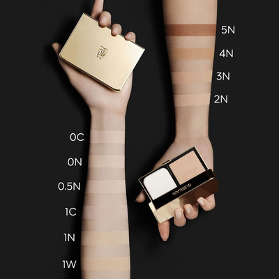 Pudër kompakte Guerlain Parure Gold Skin Control High Perfection Matte, mbulim i lartë, nuancë Beige