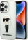 Kllëf telefoni Karl Lagerfeld KLHCP14XHNIKTCT, për iPhone 14 Pro Max, hardcase transparent, me dizajn ikonik