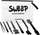 Set furçash pastrimi IT Dusters Sweep ESD, 7 copë, antistatik, i zi