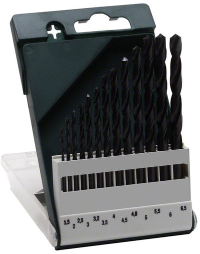 Set stërvitash metali Bosch 2609255031 HSS R, 13 copë, 1.5–6.5 mm