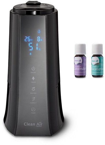 Humidifikues Clean Air Optima CA-603, për 45m², ultrasonik, i zi