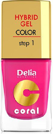 Xhel për thonj Delia Cosmetics Coral Hybrid, nr. 03, 11 ml
