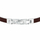 Byzylyk për meshkuj Trussardi T-Leather, i argjendtë/ i kaftë