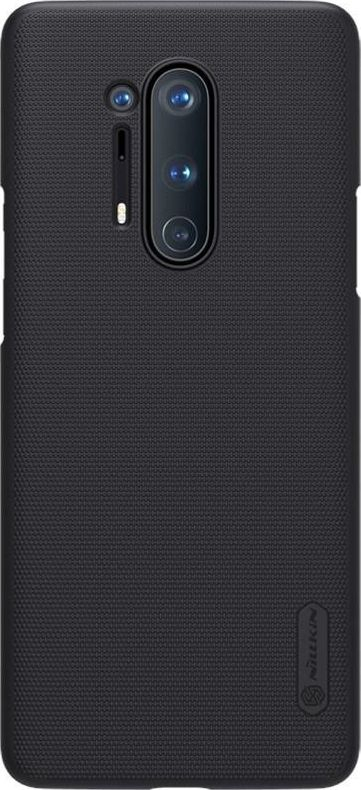 Kapak telefoni Nillkin Frosted Shield për OnePlus, plastikë e fortë, shumë i hollë, i zi