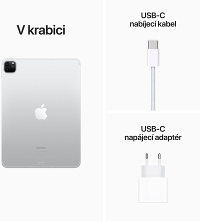 iPad Apple Pro Wi-Fi, 11" 2022, 256GB, сребренa бoja