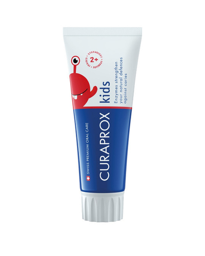 Pastë Curaprox kids, me luleshtrydhe, 6+, 60 ml