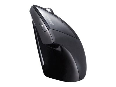 Maus ergonomik vertikal Perixx Perimice 713, pa tela, i zi