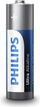 Bateri alkaline Philips LR6E2B, AA, 1.5V, paketim 2 copë