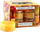 Qirinj me aromë Tea Light Yankee Candle Mango Peach Salsa, set me 12 copë, ngjyrë e verdhë
