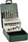 Set stërvitjesh për metal Bosch 2609255062, HSS, 19 copë, në kuti metalike