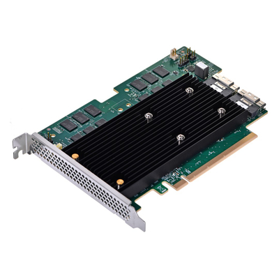 Kartelë RAID Broadcom MegaRAID 9670W-16i, PCI Express 4.0 x16, 16 porta të brendshme, e zezë