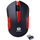 Mouse wireless Serioux Drago 300, 1000 dpi, i kuq