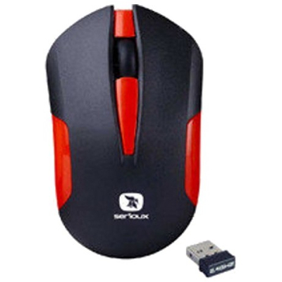 Mouse wireless Serioux Drago 300, 1000 dpi, i kuq