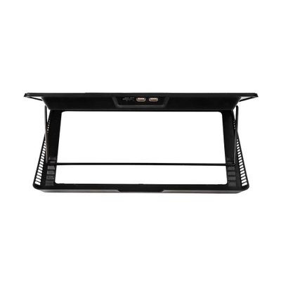 Bazë ftohëse për laptop Savio COS-01, 17.3", 6 ventilatorë LED, e zezë