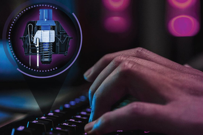Tastierë mekanike Vertux Comando, anti ghosting, RGB, e zezë