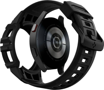Mbrojtëse ore me rrip Spigen Rugged Armor Pro për Samsung Galaxy Watch 5 4 44mm, charcoal gray