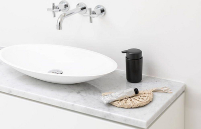 Shpërndarës sapuni për banjo Brabantia Anthracite ReNew, 250 ml