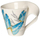 Filxhan porcelani Villeroy & Boch New Wave Caffe Butterflies of the World, dizajn me flutura, i bardhë