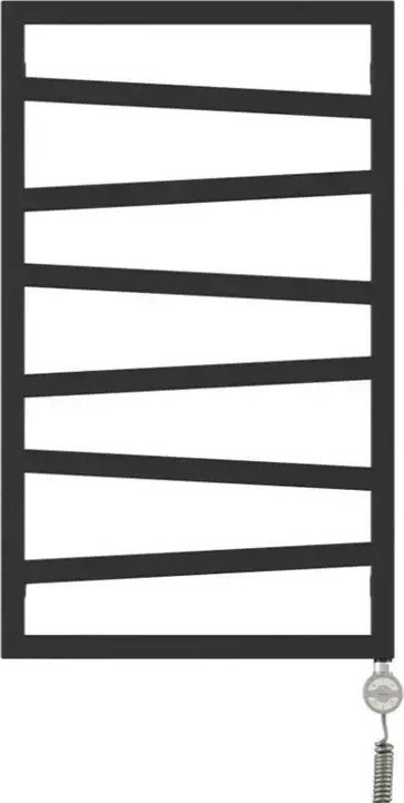 Radiator dekorativ TERMA ZigZag 835x500 MOA, elektrik me vaj, gri metalik