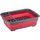 Shportë për tharje enësh Dirt Devil Foldable Dish Rack, paloset, 37.5 x 29.5 cm, e kuqe me gri