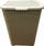 Kosh rrobash Banat Laundry Basket Underwear, 70L, plastikë ratan, bezhë