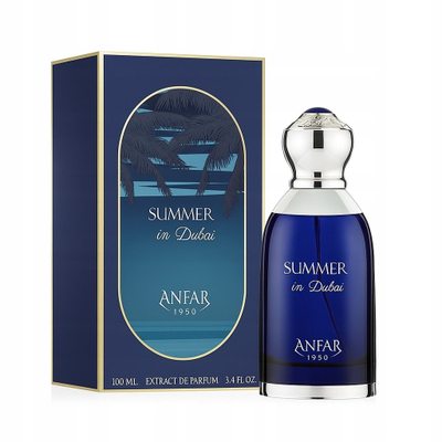 Parfum Anfar 1950 Summer in Dubai Extrait, 100ml, unisex, shishe blu