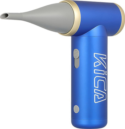 Fryer ajri portativ KiCA JetFan 2, 101000 RPM, 1100mAh, blu
