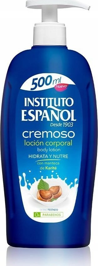 Locion trupi Instituto Español kremoze me gjalp shea, për lëkurë të thatë, 500 ml
