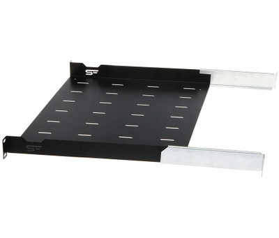 Raft RACK i rregullueshëm Stalflex S-Rsa19-1U-350B, 19", 1U, i zi