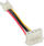 Adapter energjie InLine 26622, Molex 4 pin në floppy, 0.06m, shumëngjyrësh