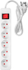 Parazgjerues elektrik Neo, 1.5m, 3x1.5mm2, me buton ON OFF, i bardhë