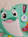 Lodër interaktive Fisher-Price BlinkiLinkis Narwhal, për lojë edhe mësim, me muzikë dhe drita, ngjyrë mente