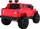 Makina elektrike për kalamaj Ramiz Mighty Jeep, 12V, 4x4, e kuqe