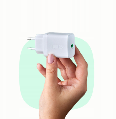 Karikues USB Green Cell PowerSource Solo30, 30W, i bardhë