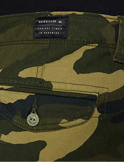 Shortse Quicksilver CrutialBattLesh, tё gjelbra