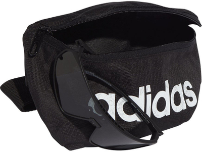 Çantë bel adidas Daily Waistbag JM1338, rrip i rregullueshëm, xhep me zinxhir, e zezë