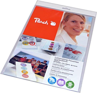 Folje laminimi Peach, A4, 25 copë