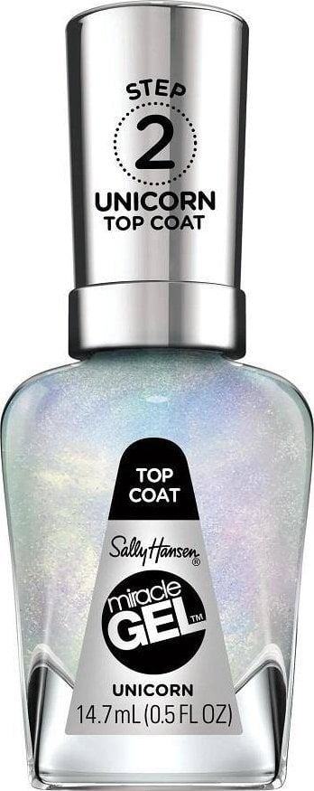 Llak xheli për thonj Sally Hansen Miracle Gel Unicorn, shtresë mbyllëse, 0.5 fl oz