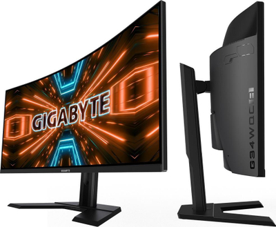 Monitor Gigabyte G34WQC A, 34", UWQHD, i zi