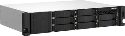 Server skedarësh QNAP TS-864eU-8G, 8GB RAM, 8 slote, për raft (rackmount)