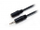 Kabllo Equip Jack 3.5mm - Jack 3.5mm, 2.5 m, e zezë