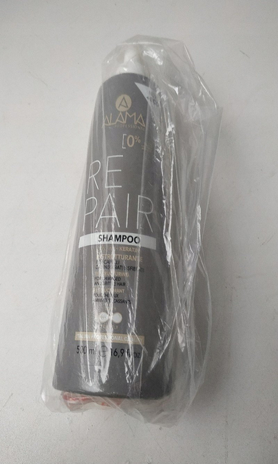 Shampo flokësh Alama Repair, me keratinë, për flokë të dëmtuara, 500 ml