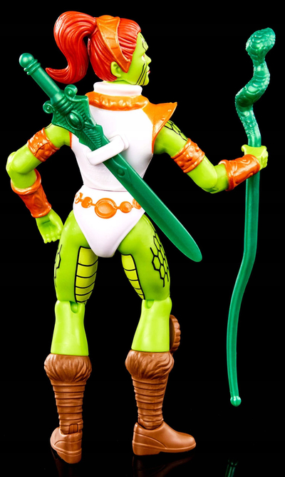 Фигурина Mattel Origins Snake Armor Teela, Rise of Snake Men, артикулирана, со додатоци