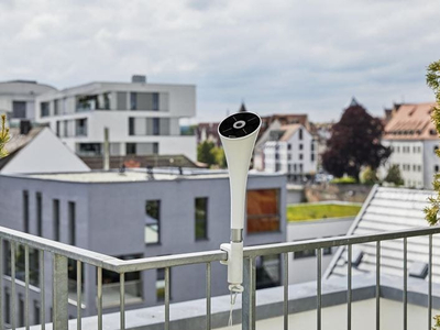 Mbajtëse për ballkon Gardena ClickUp 11410-20, montohet pa vegla, e bardhë