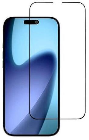 Xham mbrojtës 3MK Hardglass Max për Apple iPhone 17 Pro, që mbulon gjithë ekranin, i tejdukshëm