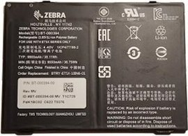 Bateri industriale Zebra BTRY-ET5X-10IN1-02, 8700 mAh, për tablet Zebra ET5X 10", e zezë