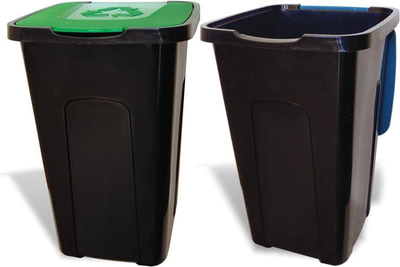 Kosh plehrash Jotta 229373, 50L, plastik, me kapak të verdhë