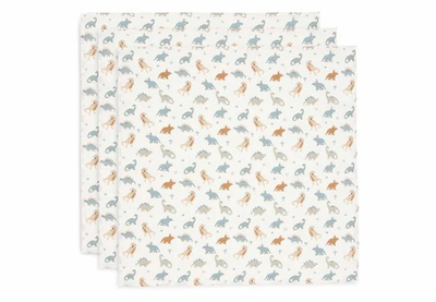 Pelena Muslin Roarsome 70x70cm, 3 copë