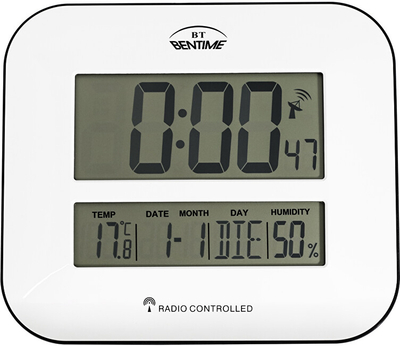 Orë me alarm Bentime H17-ET843W, e hirtë